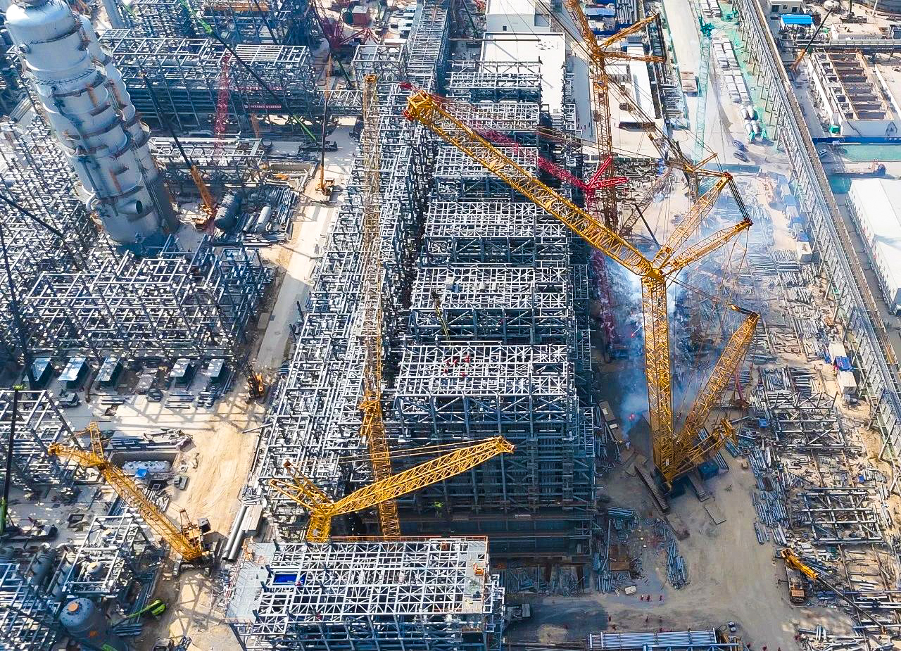 总重9000吨！XGC12000助力大型石化乙烯项目对流段？榈踝