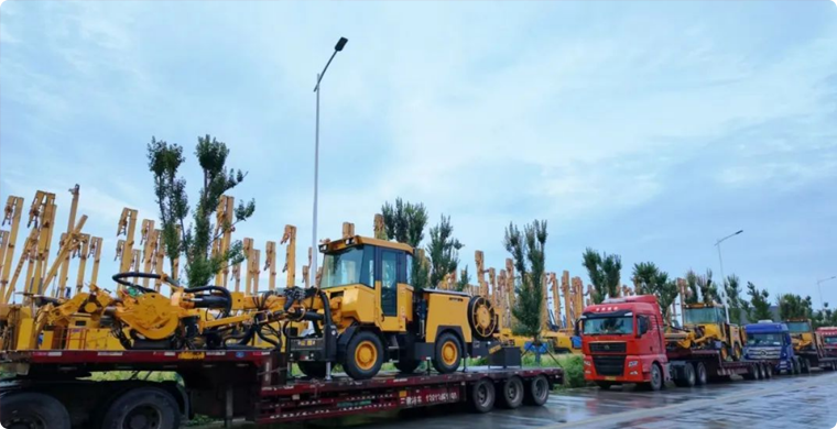 启程时刻 | cq9电子锚杆钻车出发海外矿山