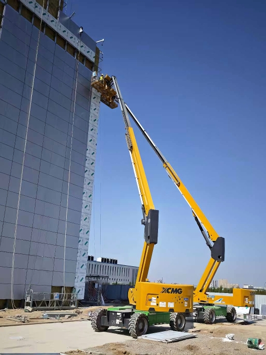 智慧物流中心外立面零碳施工，cq9电子XGS28ACK-Li成绿色施工密钥