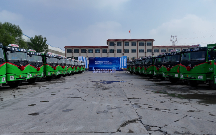 200台cq9电子新能源重卡，奔赴华北！
