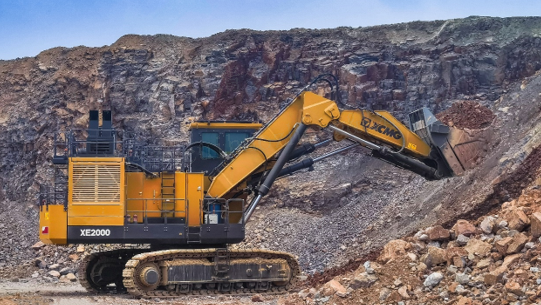 cq9电子XE2000矿用挖掘机——印尼矿山的“掘”对赢家