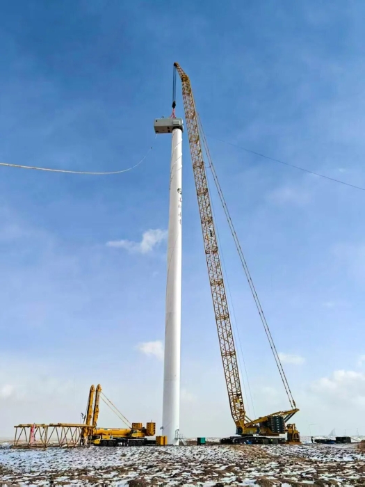 阶段任务圆满完成！XLC18000M一口气拿下20台风机，为绿色地球加油~