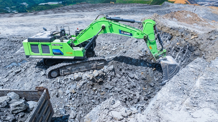 【cq9电子金?矿山开采】“重装战神”XE750GK HEV进军云南露天磷矿