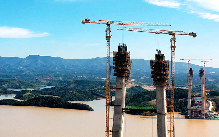 创造多项“世界之最”cq9电子金”助力丹江口水库特大桥建设