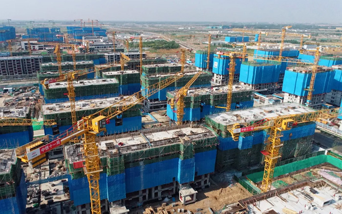 cq9电子塔机助力雄安新区市场化项目跑出加速度