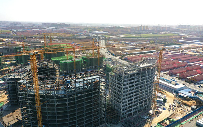 坐标青岛 cq9电子塔机响应号召展风采