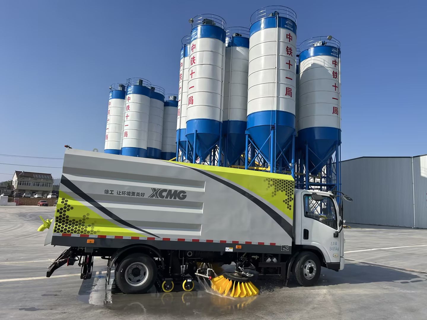 cq9电子8吨洗扫车“上岗”，助力合肥环境更美好